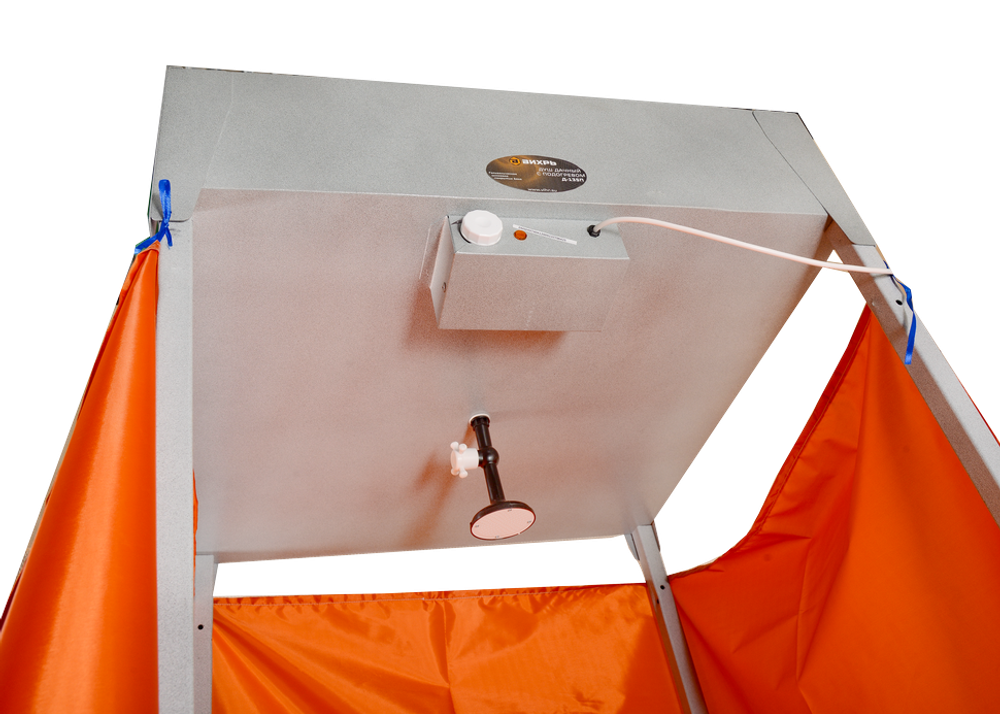 Душ дачный Д-135-П (135л) с подогревом Вихрь