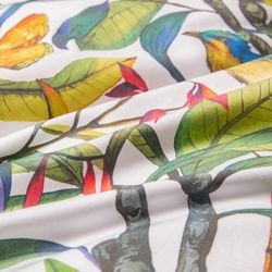 Комплект постельного белья Сатин Премиум «Экзотический сад»