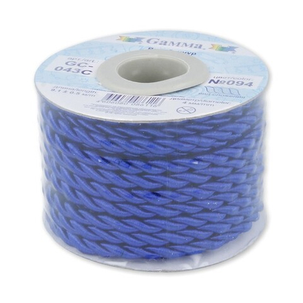 Шнур"Gamma" 4 мм GC-043C витой 9.1 м , цвет 094