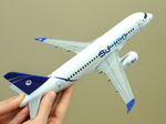 Модель самолета SJ-NEW (М1:100, Иркут с винглетами)