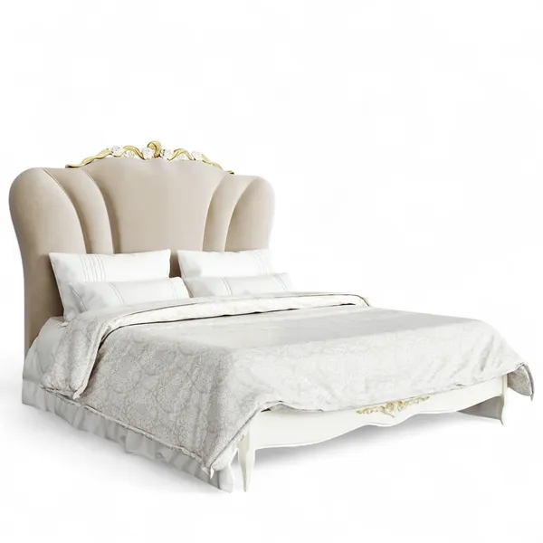 Кровать с мягким изголовьем 160*200