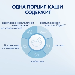 Каша Kabrita молочная Овсяная 180г
