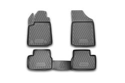 Коврики Standard, в салон CITROEN C3 2002-2009, 4 шт. (полиуретан, чёрные) Element.CARCRN00009