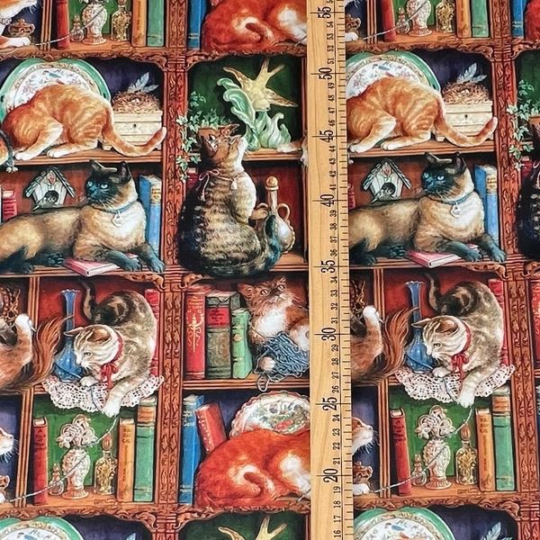 НАРЕЗКА ПО РАПОРТУ 70 /110 см, КНИЖНАЯ ПОЛКА, КОТЫ 4