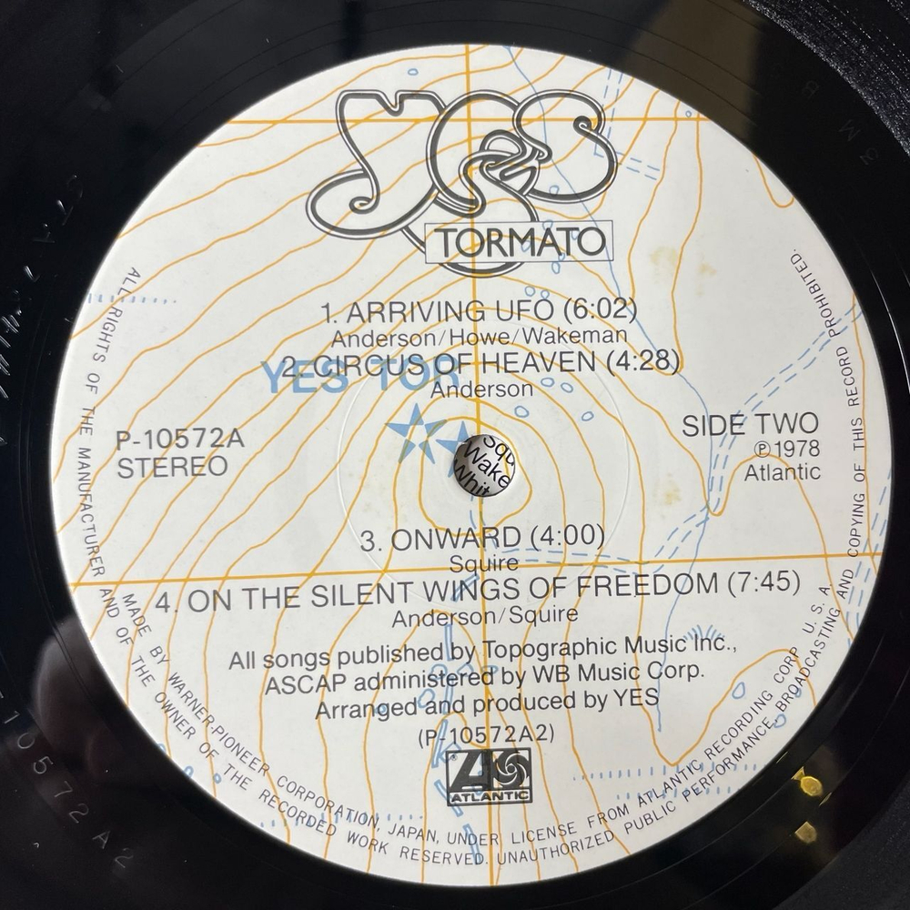 Винтажная виниловая пластинка LP Yes Tormato (Japan 1978) (Obi) Madrigal