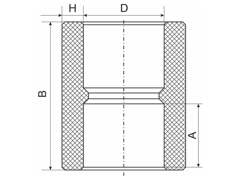 Муфта соединительная 63 EVER® plast БЕЛЫЙ (Россия)