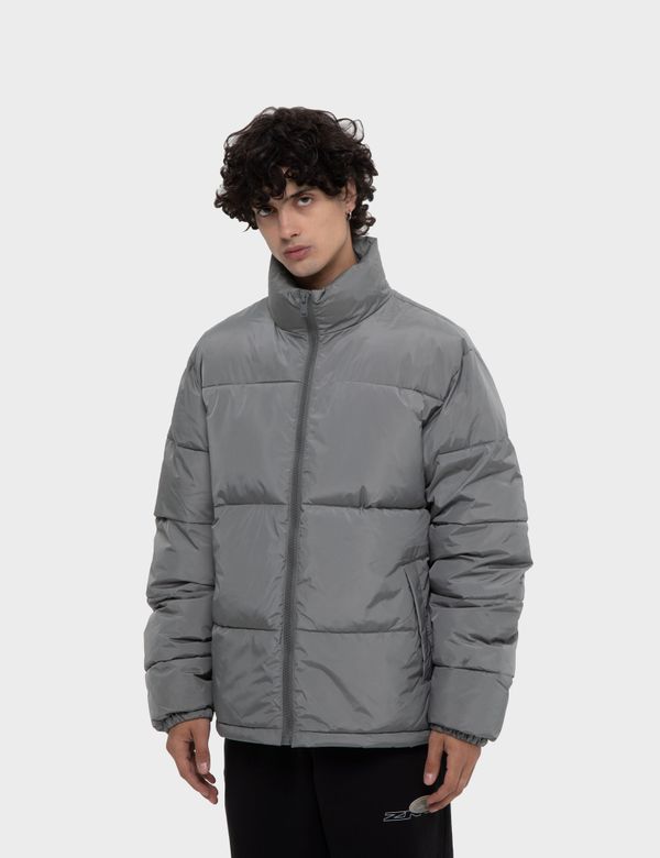 Пуховик BASIC Темно-Серый - фото 10