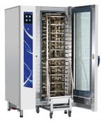 11000005228 Абат Пароконвектомат ПКА 20-1/1ПП2 (тележка на 20хGN-1/1 в комплекте, парогенератор, 120 установленных + память на 360 доп. программ приготовления, автоматическая мойка, вся нерж, без г/емкостей, 3х-канальный щуп, ЖК экран, сенсорное управление, USB-порт)