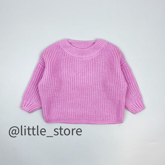 Джемпер вязаный, Сиреневый