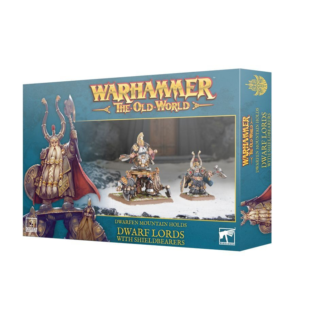 Warhammer The Old World - Dwarfen Mountain Holds: Dwarf Lords with Shieldbearers