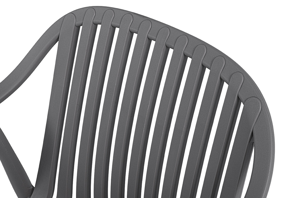"Мохито" стул пластиковый, цвет темно-серый