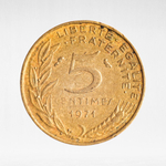 France, 5 Centimes 1971, VF