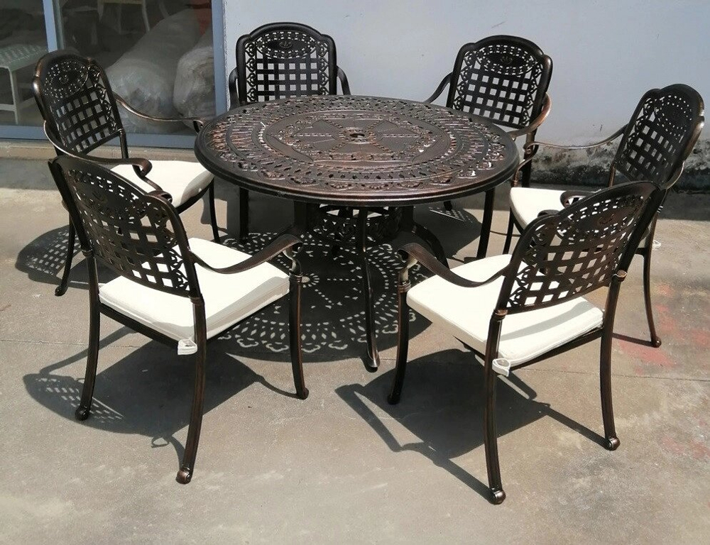 Комплект из литого алюминия Vienna 6, светло-бежевый