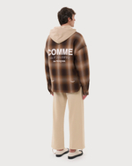 COMME DES FUCKDOWN РУБАШКА КОРИЧНЕВАЯ