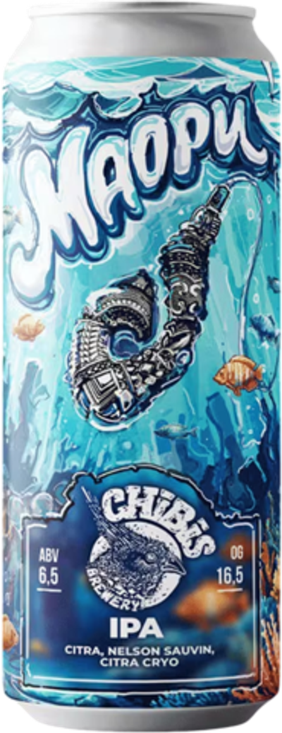 Пиво Чибис Маори / Chibis Maori 0.45 - банка