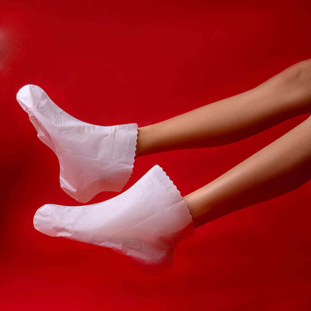 Маска-носочки для ног с сухой эссенцией Petitfee Dry Essence Foot Pack, 1 пара