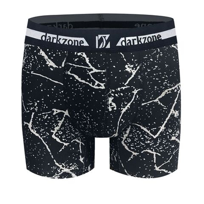 Темно-синие трусы-боксеры с принтом в виде брызг краски (Размер: XXL) (Цвет: темно-синий)