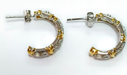 Серьги серебро Эстерелла