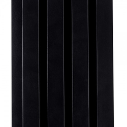 Панель стеновая реечная МДФ 3D Line Modern L04 Черная 2750 мм