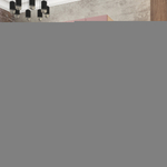 Шкаф Агератум МДФ двухсекционный с антресолью и стеллажом Лайн бохо (0,27) А10017 матовая - Дуб Сонома 3025  150*50*240