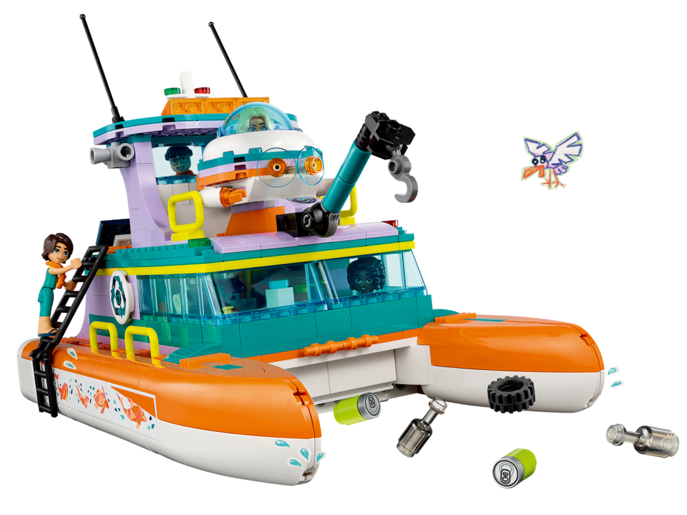 Конструктор LEGO Friends 41734 «Морская спасательная лодка»