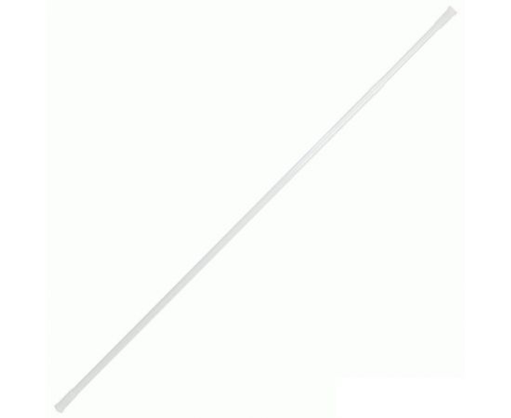 Карниз для ванной Рыжий кот телескопический, из нержавеющей стали белого цвета, длина 1.4-2.6м / штанга для шторы