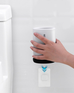 Ершик силиконовый для унитаза и туалета щетка ерш, подвесной настенный