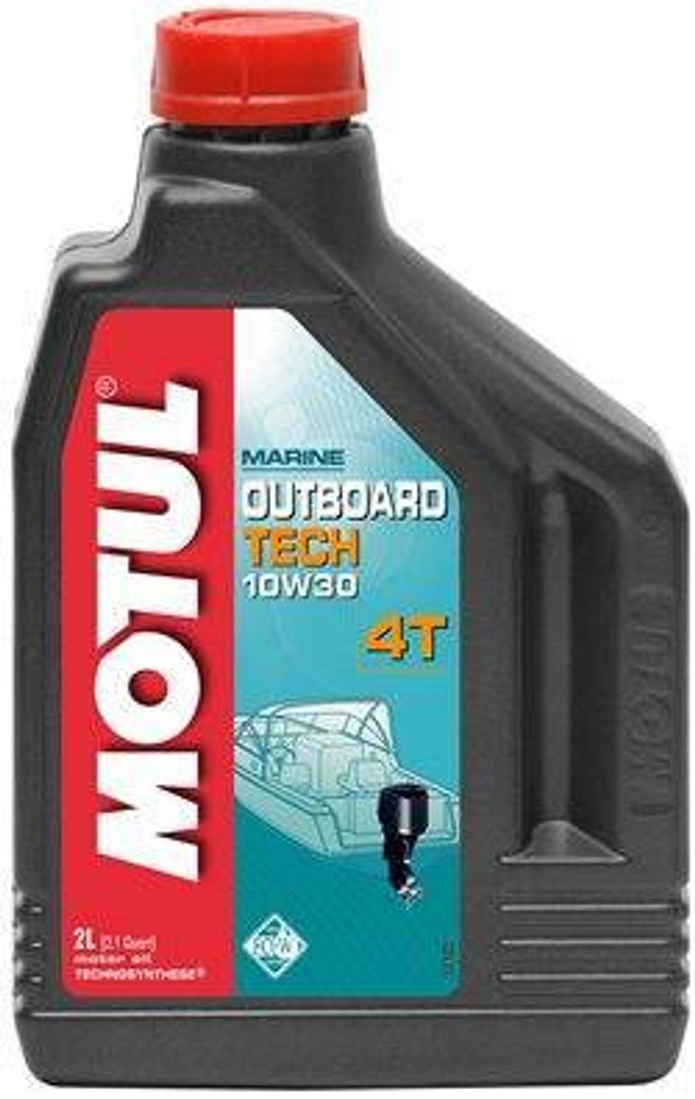 Моторное масло Motul Outboard Tech для лодочных моторов (4T, 10w30, полусинт.)
