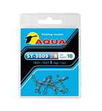 Карабин с вертлюгом рыболовный SY-3009 №07 (упк. 8 шт.)