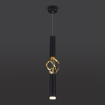 Подвесной светодиодный светильник 50191/1 LED черный/золото