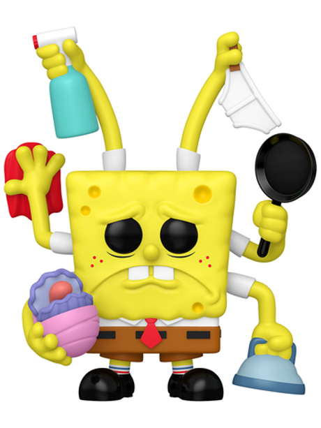 Фигурка Funko POP! Premium Animation Spongebob SquarePants Spongebob Cleaning SDCC25(Exc)(2001)87948