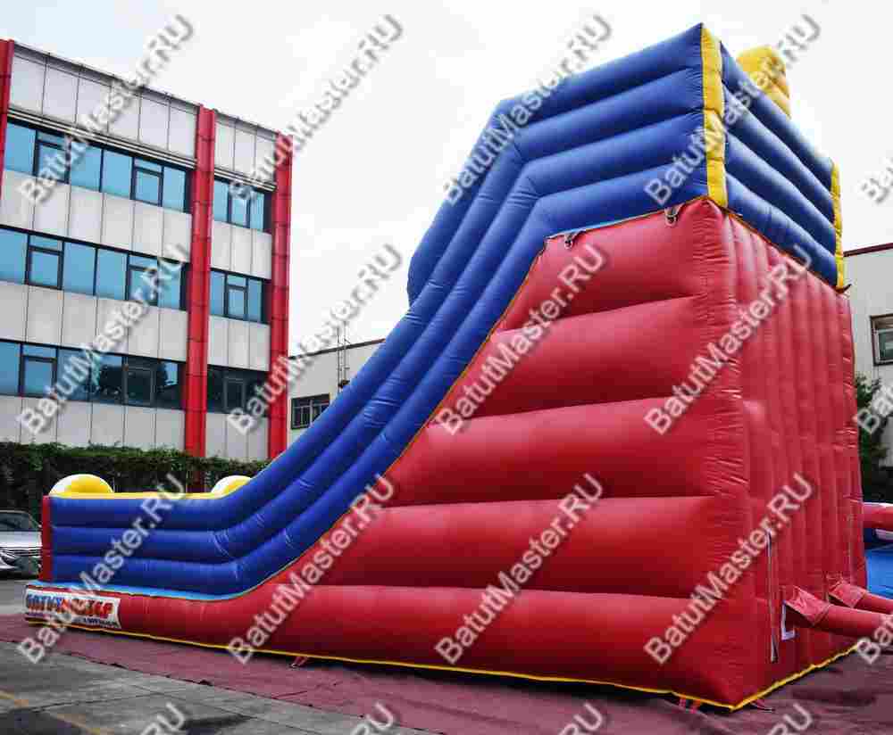 Детский надувной батут-горка "Зайка" 9*4*5.5 м