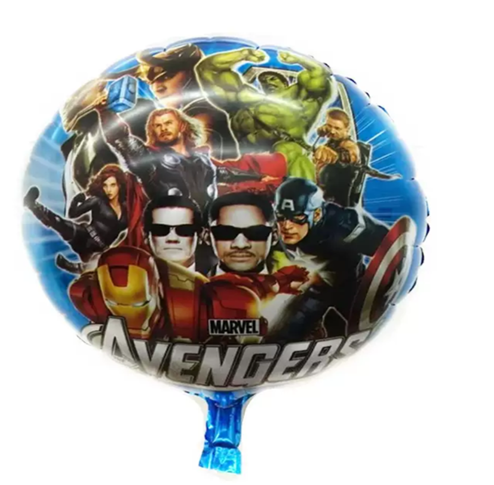 Фольгированный шарик без арт "Avengers" (80)10