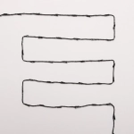 Гирлянда для улицы «Водопад» нить 7м 80 ламп LED чёрный провод, 8 реж, IP-54, Теплый белый (возможность соединения)