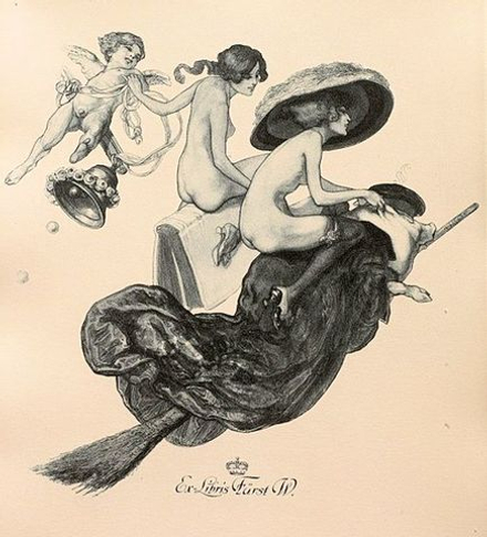 Franz von Bayros - эротическое искусство художника Франца фон Байроса. 18+