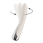 Бежевый вибратор 17,8см для G-точки Satisfyer Spinning Vibe 1 Rotating G-Spot Vibrator Beige