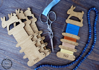 Бобинка на 4 цвета "Зайка"