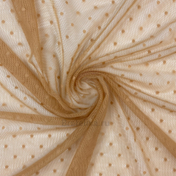 Сетка эластичная загар в горох 5 мм