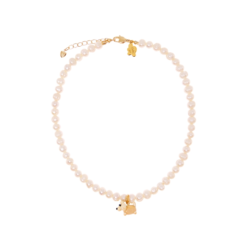 Колье Мой Любимый Пушистик с Жемчугом – Собака