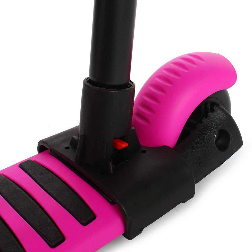 Самокат трехколесный 5в1, колеса PVC 8 см со светом, заднее колесо без света, 4 положения ручки, 3 ц