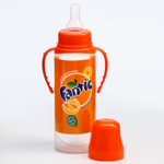 5399862 Бутылочка для кормления Fantic 250 мл., цилиндр, с ручками