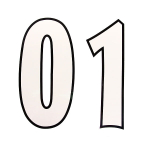 Термоаппликация Номер на футболку 004 (белый, большие цифры: 0-9, маленькие: 0-9)