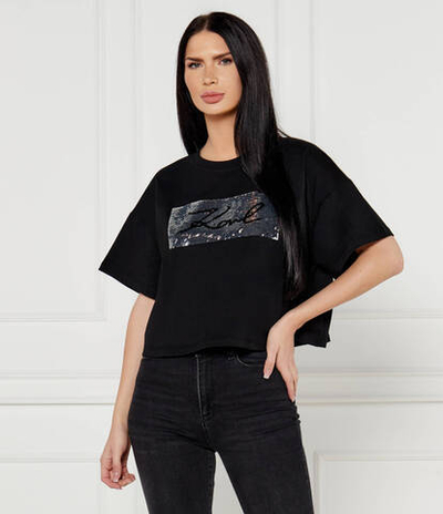 Футболка Karl Lagerfeld - черный(246W1708)