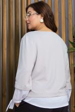 Блуза Плейона (серая) Б13316-3М LT Collection