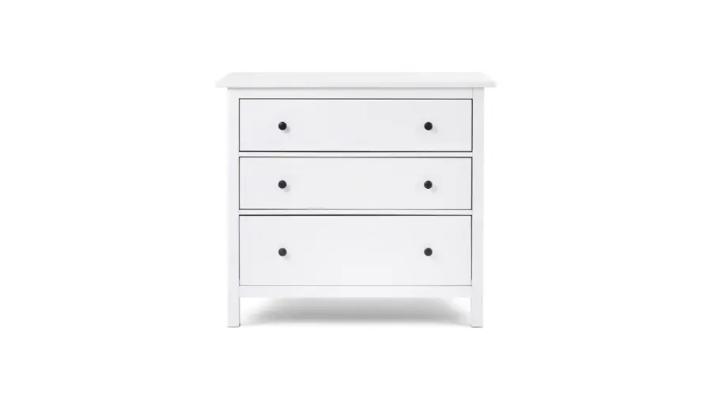 Комод с 3 ящиками - аналог IKEA HEMNES / ХЕМНЭС/ ХЕМНЕС / КЫМОР / ИКЕА 108х96х50 см, белый