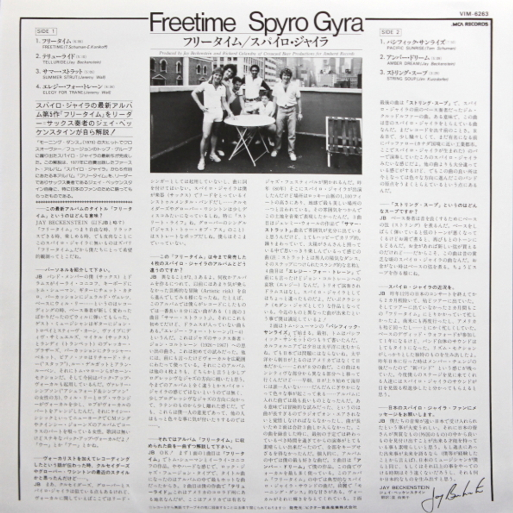Spyro Gyra / Freetime (LP)