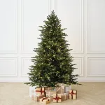 Елка с гирляндой встроенной «Elegance» (Литая+пвх) от 1,5 м до 2,7 м