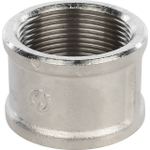 Муфта STOUT SFT 0006 - 1"1/2 (для стальных труб, латунь никелированная)