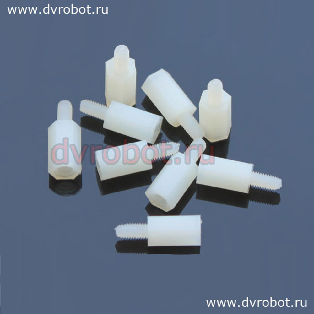 Стойка нейлон M3*15+6