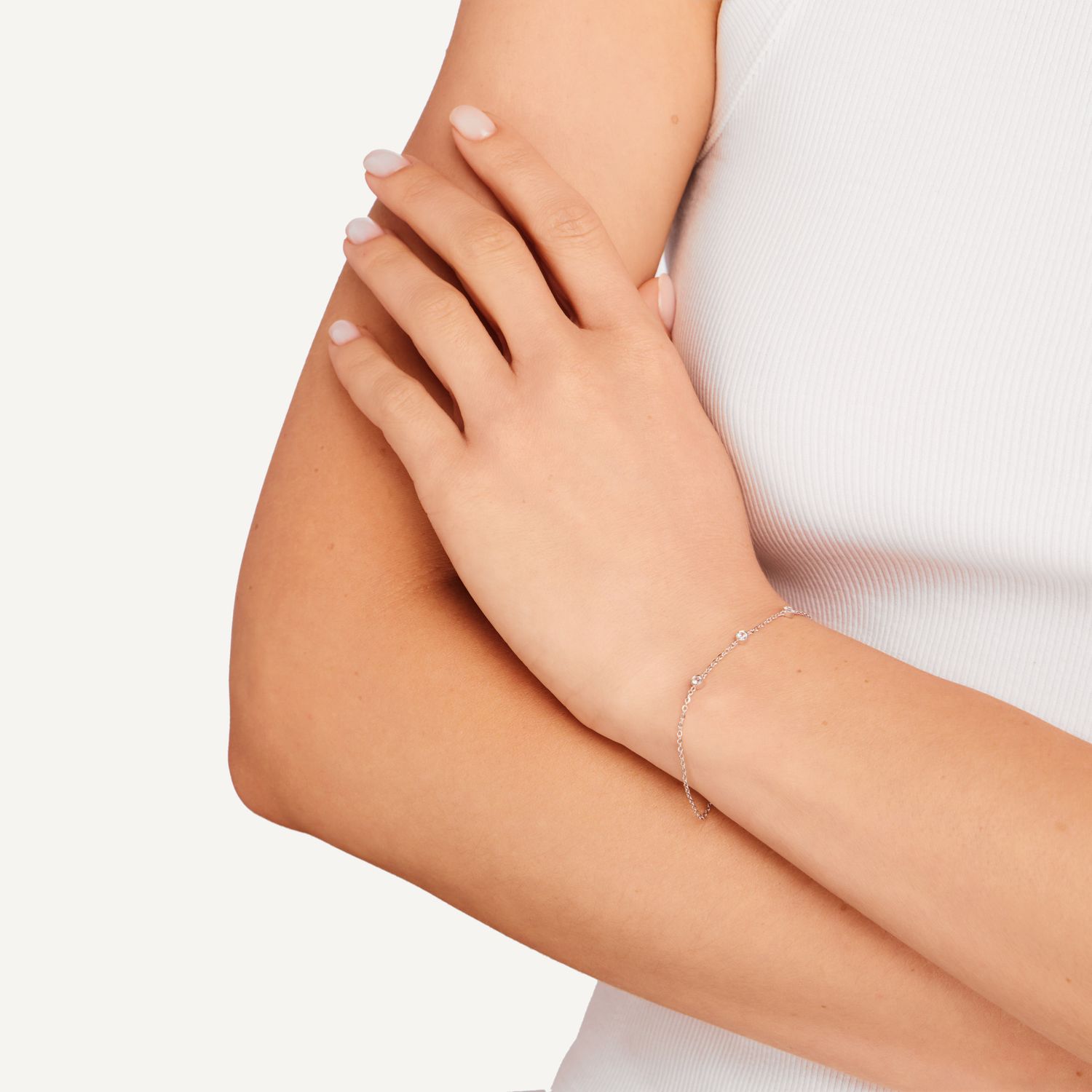 Браслет Three Shiny Dots Bracelet Silver